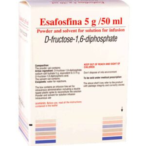 Езафосфина Италия Esafosfina фосфруктоза 1,6 для капельниц в упаковке 1 флакон 5 гр