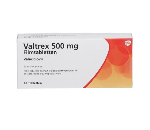 Валтрекс валацикловир Германия VALTREX 500 mg в упаковке 42 таблетки — изображение 3