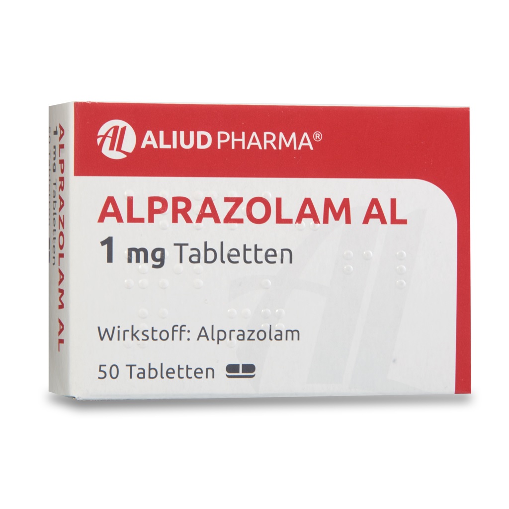 Алпразолам AL Германия Alprazolam AL таблетки 1 mg в упаковке 20 шт