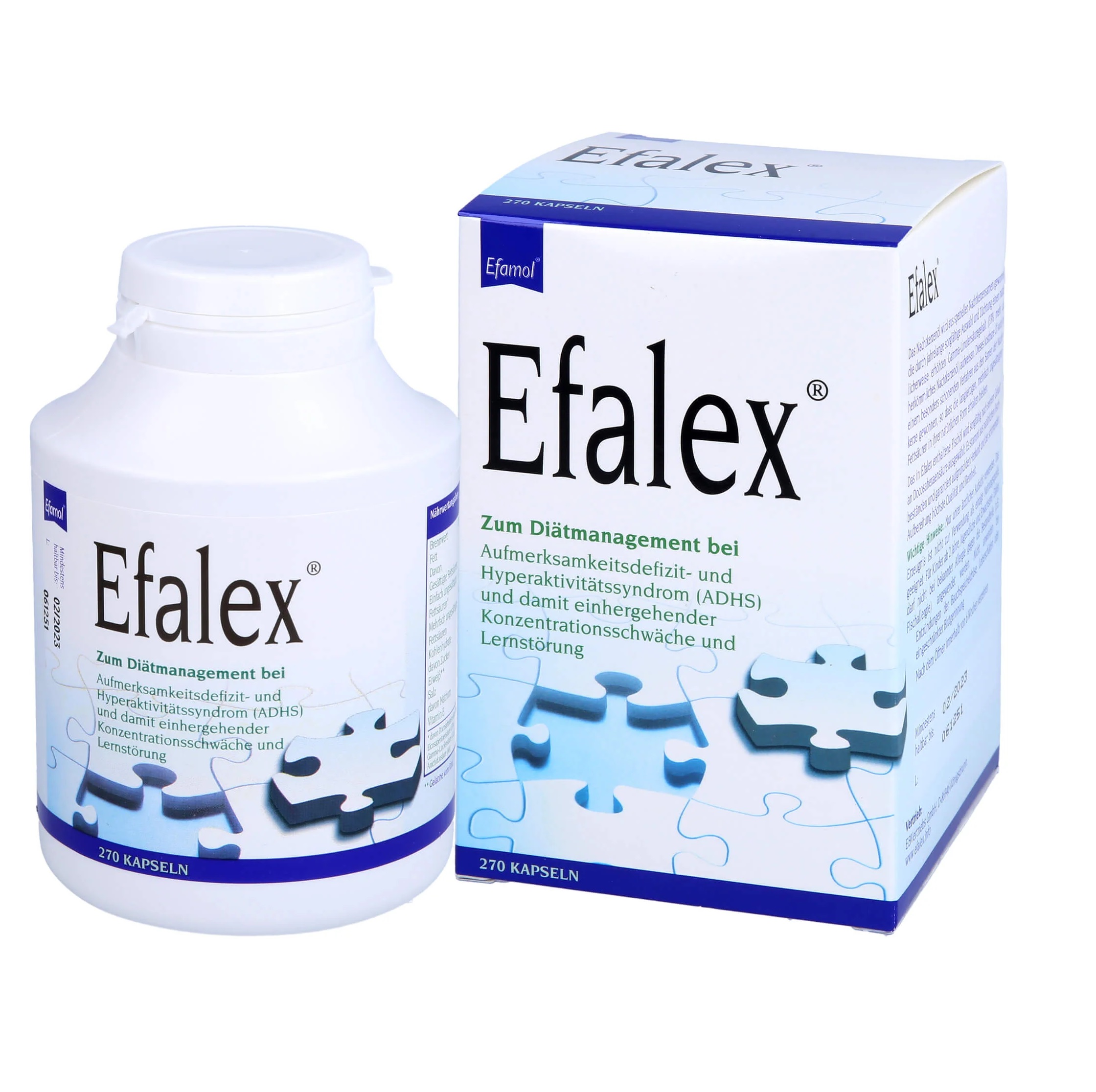 Эфалекс Эфамол Германия (Омега-3 и Омега-6) Efalex 270 капсул